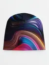 Детская шапка / Цветные неоновые волны