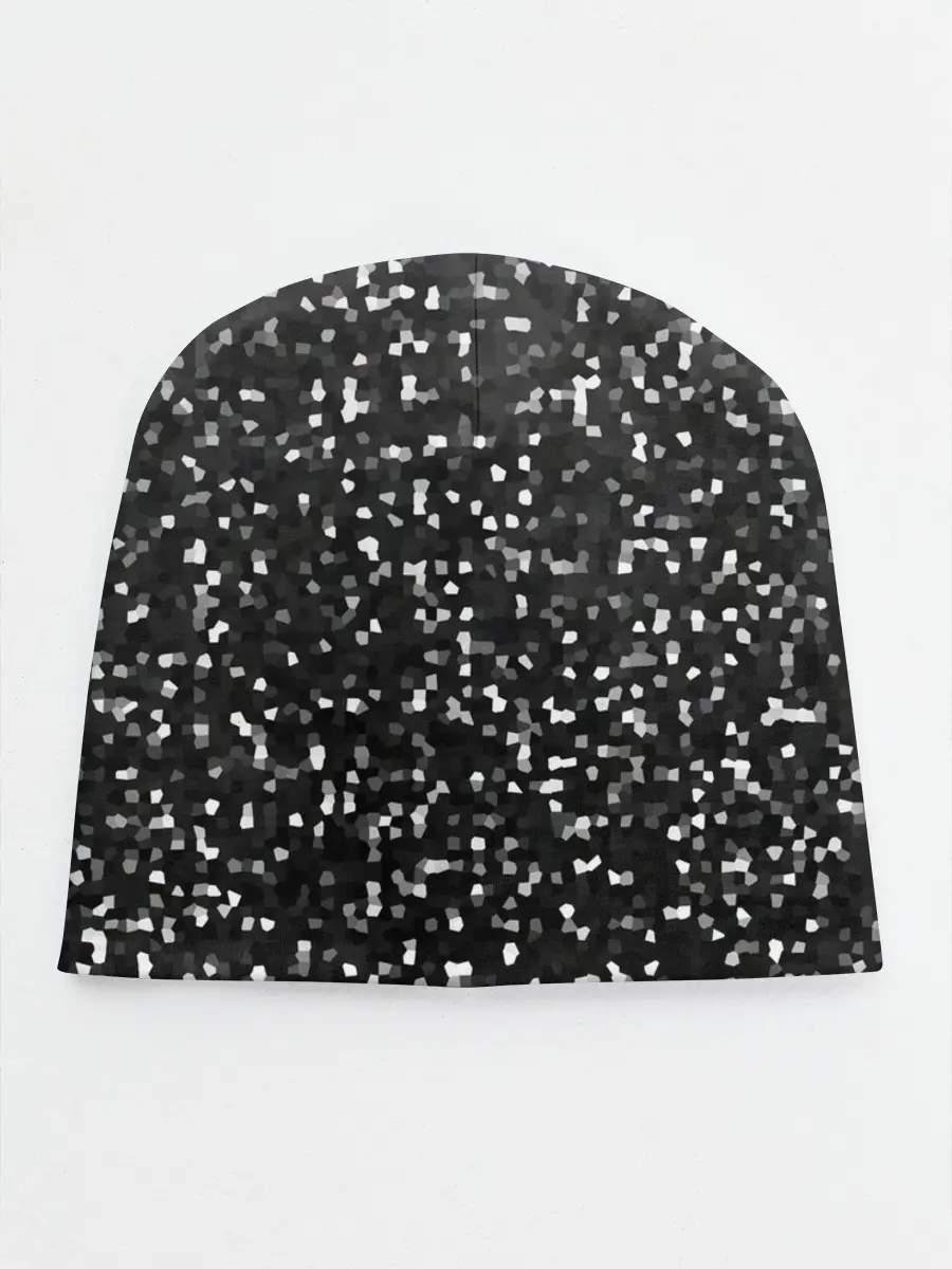 Детская шапка / ЧБ мозаика