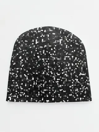 Детская шапка / ЧБ мозаика