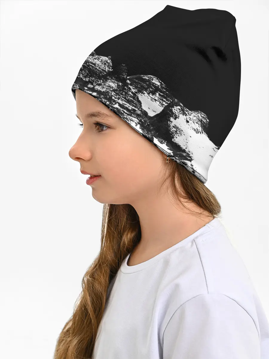 Детская шапка / ГОРЫ Ч/Б