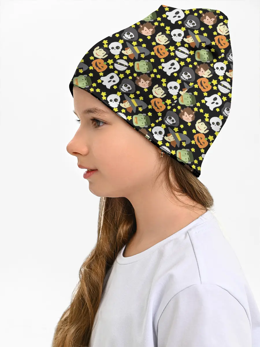 Детская шапка / персонажи и хэллоуин