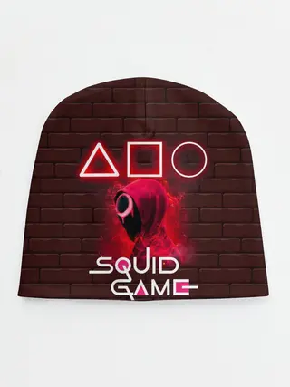 Детская шапка / SQUID GAME | ИГРА В КАЛЬМАРА СОТРУДНИК