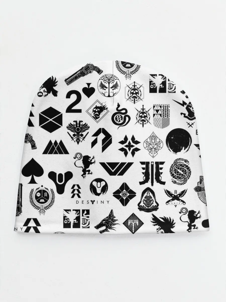 Детская шапка / DESTINY 2 LOGO PATTERN / ДЕСТИНИ