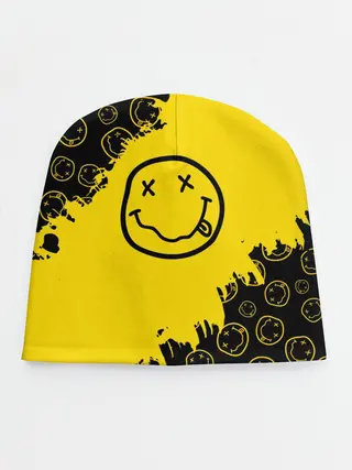 Детская шапка / Nirvana Smile | Нирвана Рваный Паттерн