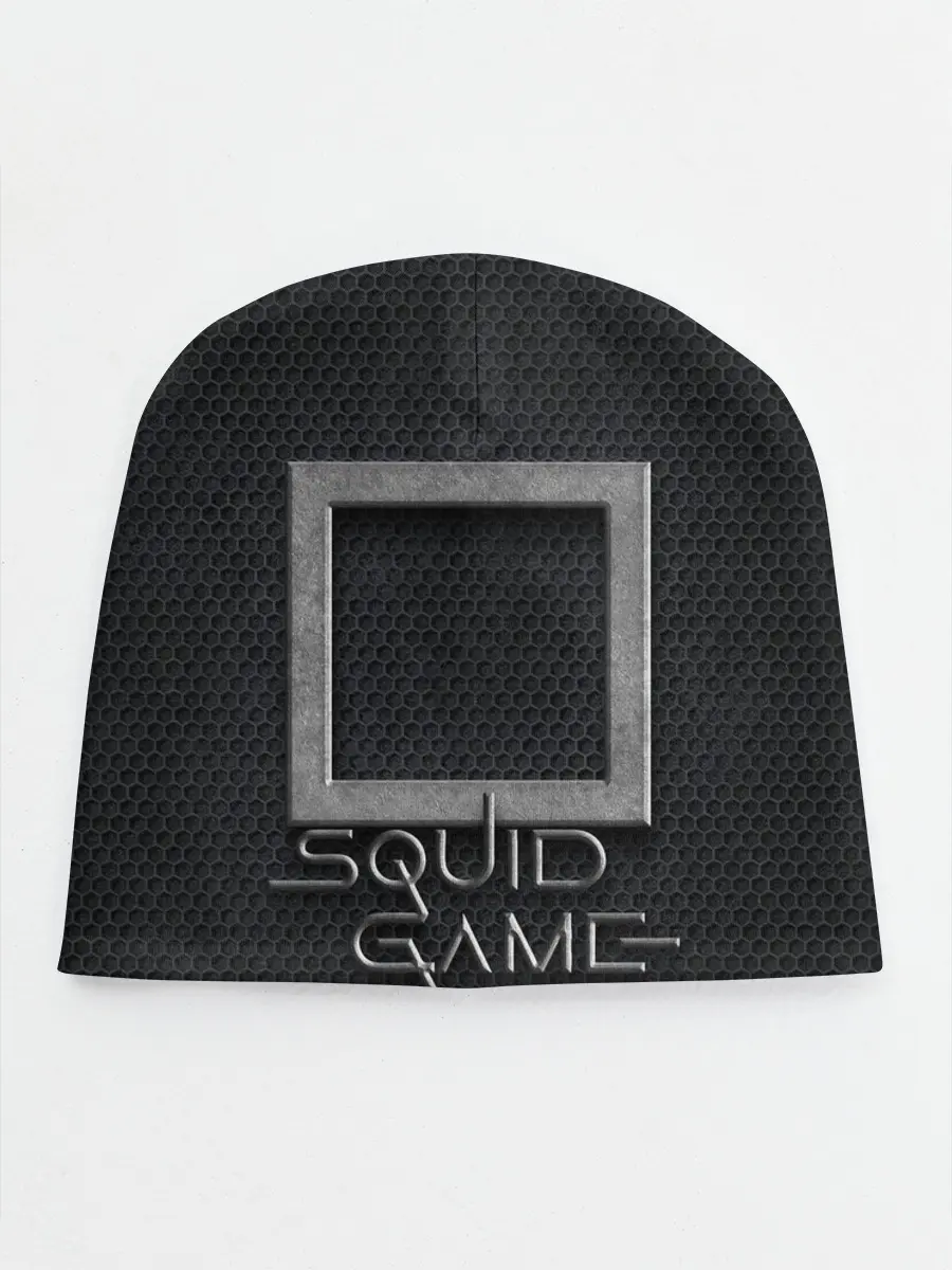 Детская шапка / ИГРА В КАЛЬМАРА СИМВОЛ КВАДРАТ | SQUID GAME