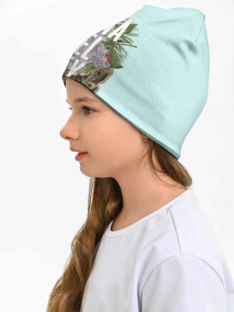 Детская шапка / Цветочная Лана