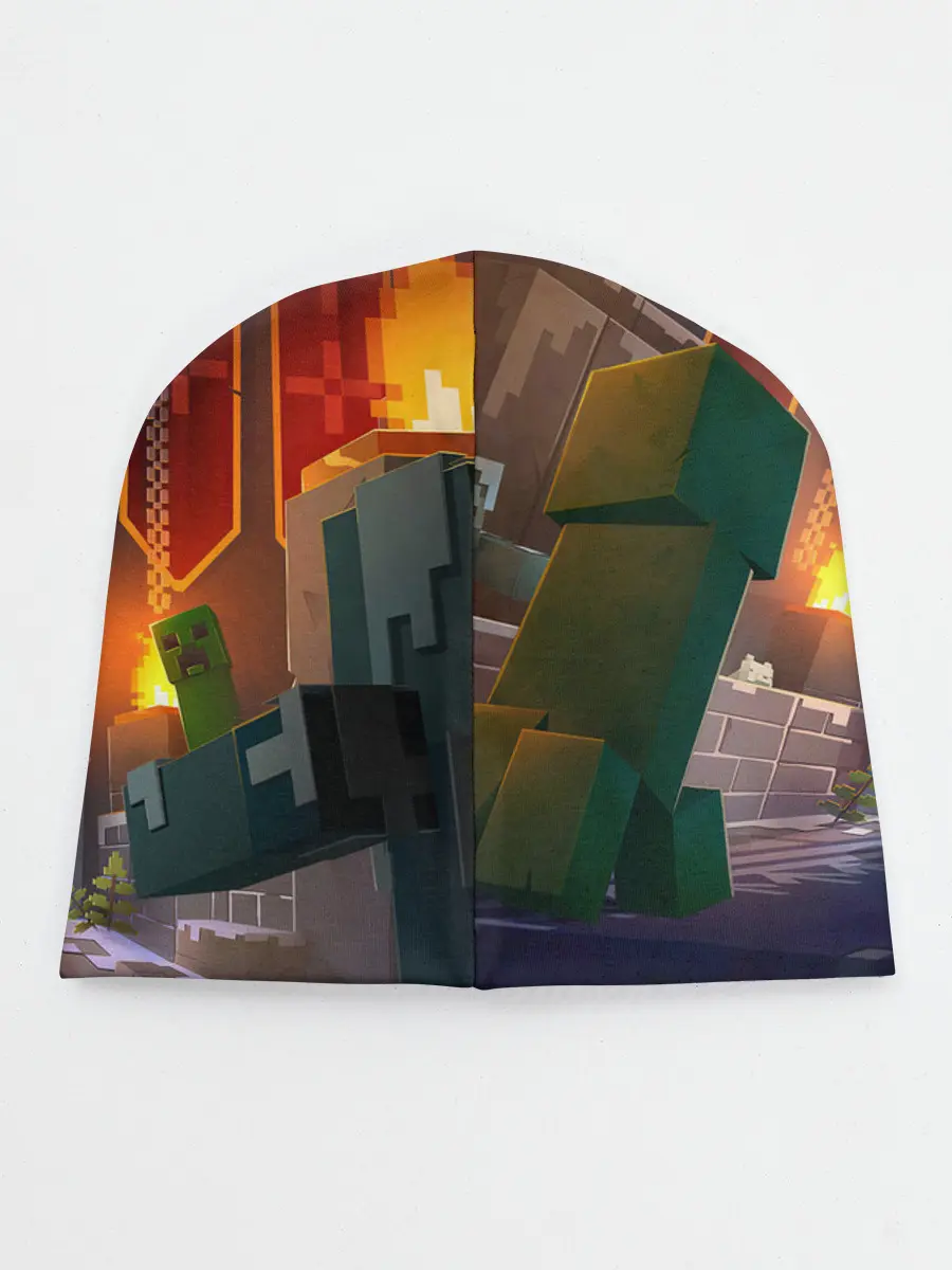 Детская шапка / MINECRAFT АРМИЯ КРИПЕРОВ