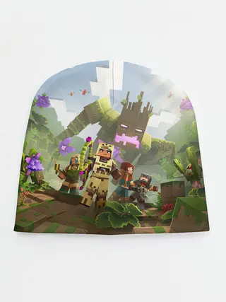 Детская шапка / МАЙНКРАФТ ГЕРОИ ПРОТИВ ЗЛА