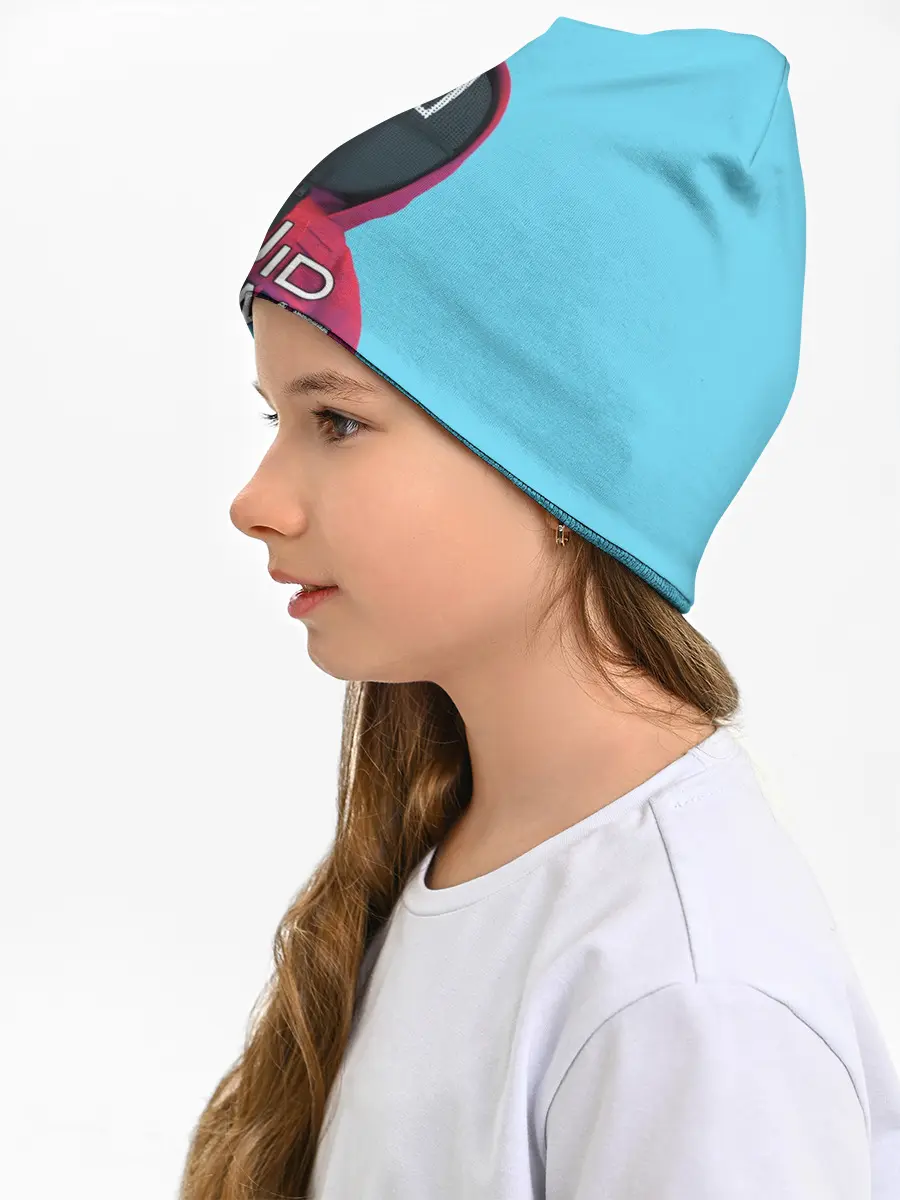 Детская шапка / Squid game квадрат - Игра в кальмара