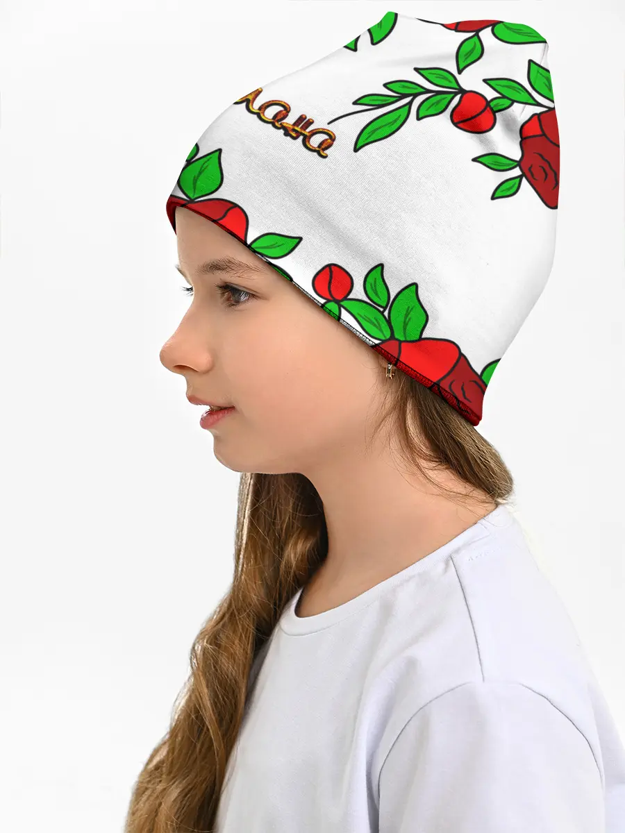 Детская шапка / Светлана в розах