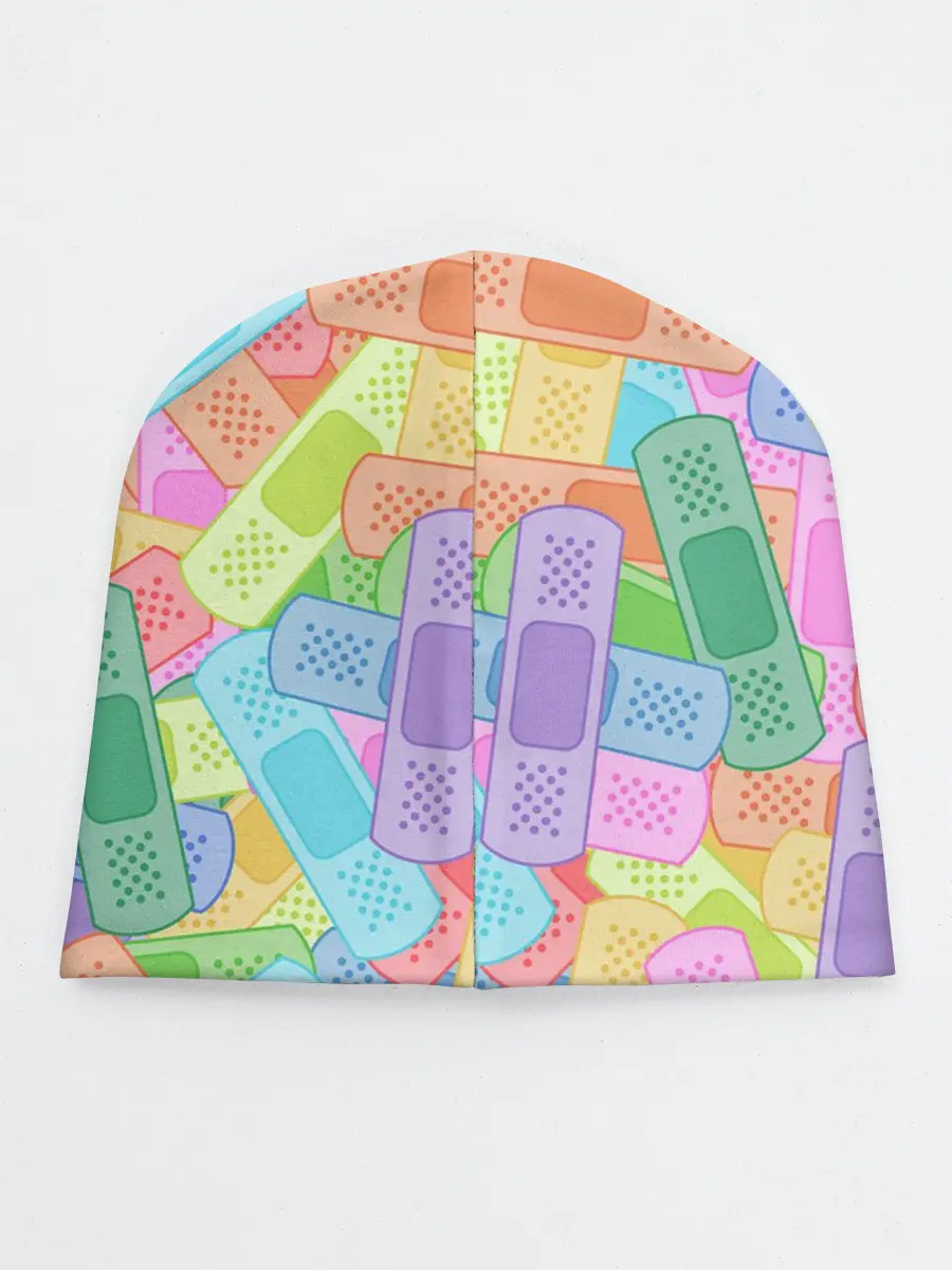 Детская шапка / Цветные пластыри