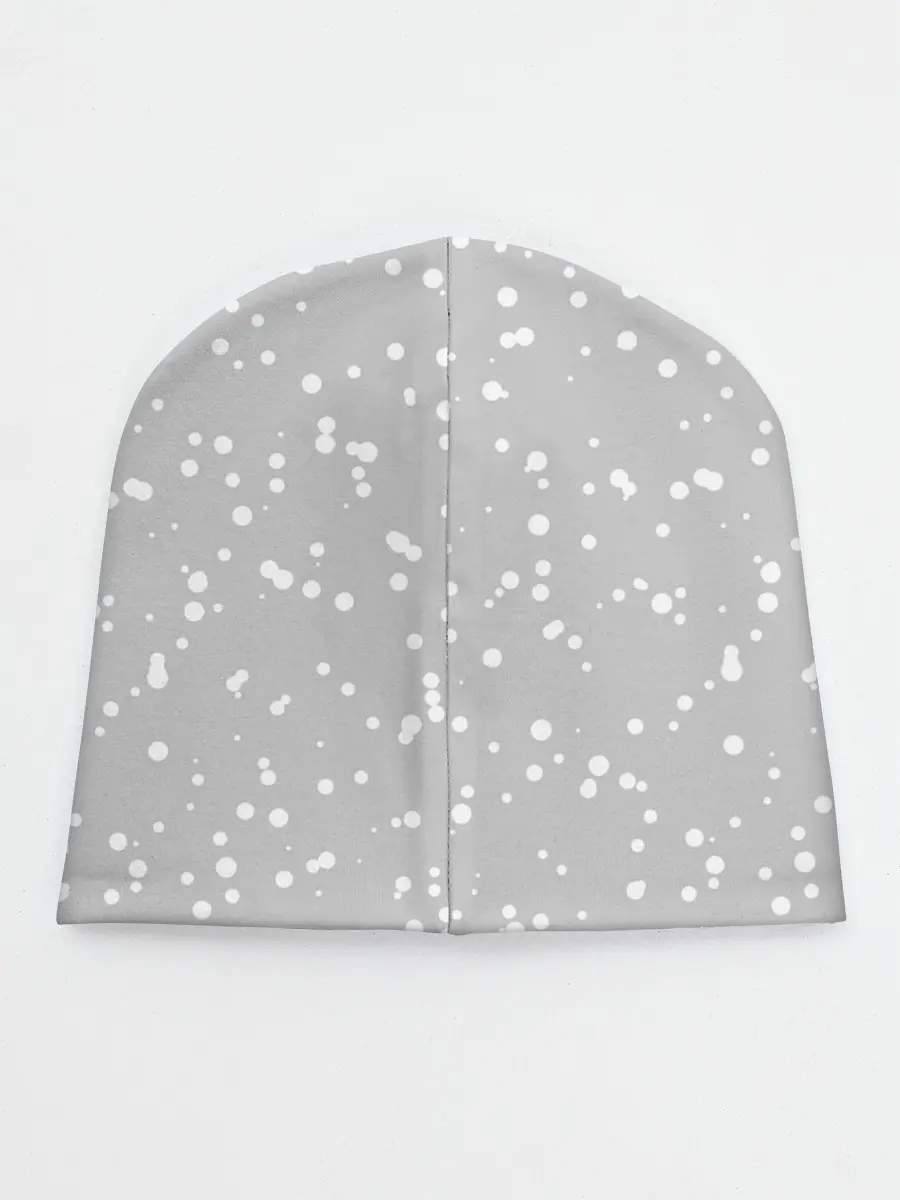 Детская шапка / Белый тигр с красным бантом