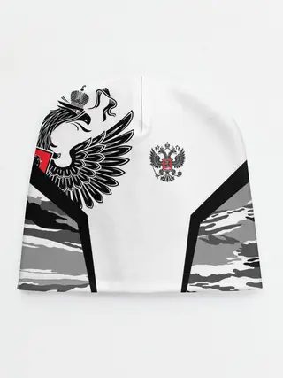 Детская шапка / Камуфляж Россия