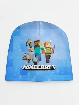Детская шапка / Minecraft / Майнкрафт