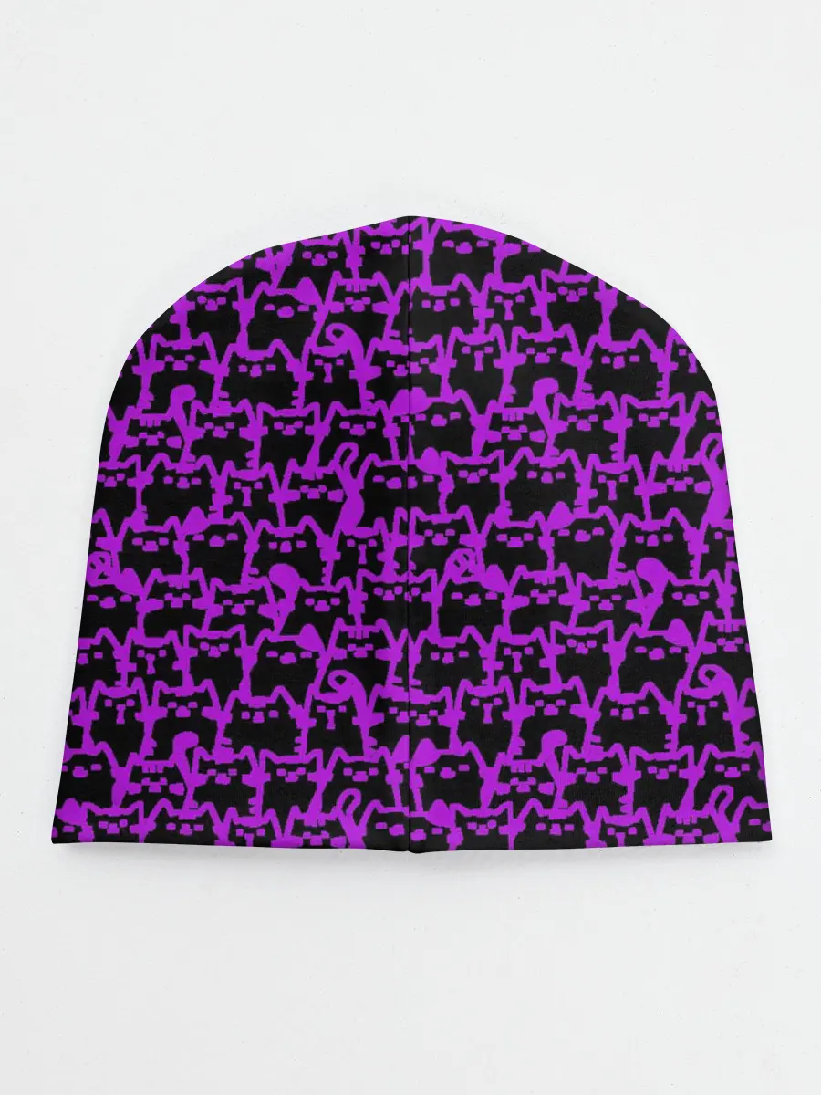 Детская шапка / Неоновые коты