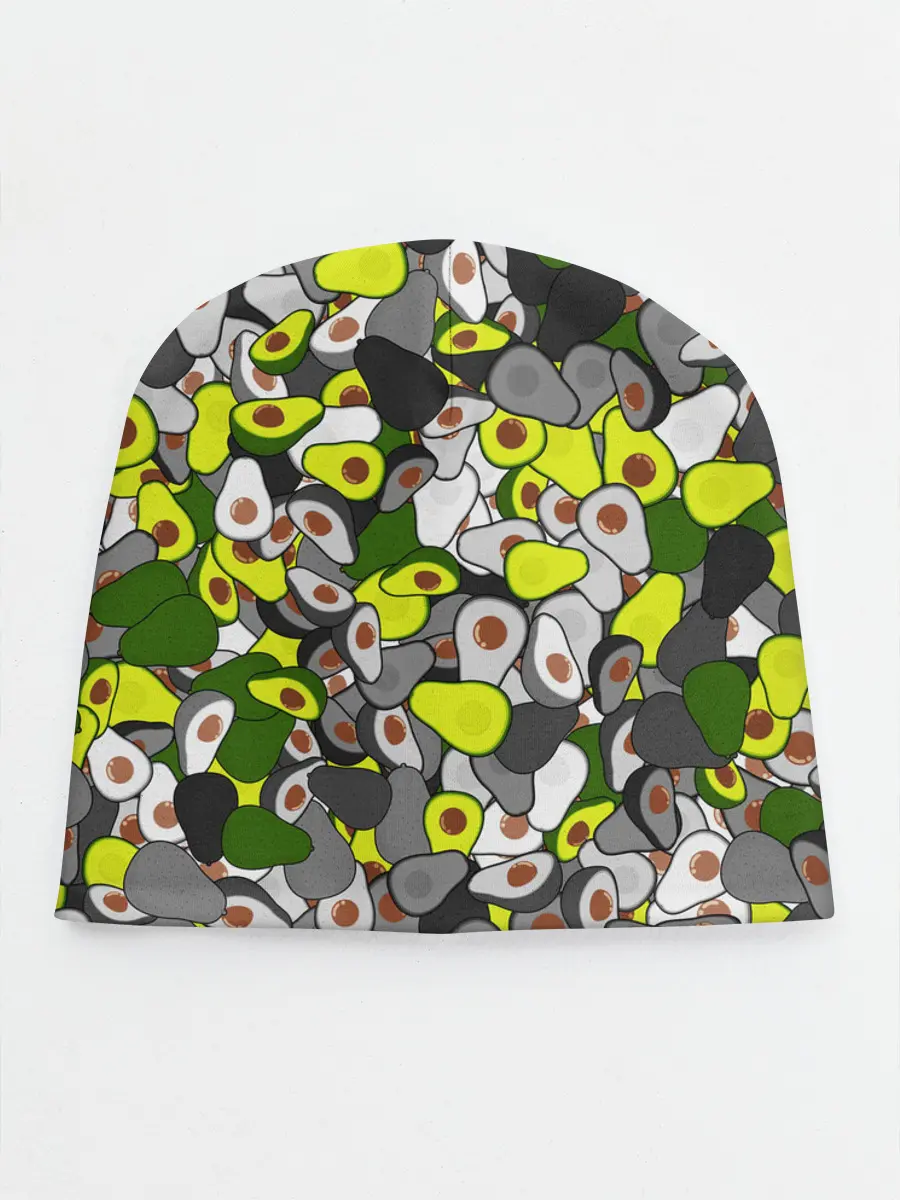 Детская шапка / Камуфляж с авокадо