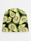 Детская шапка / Avocado background