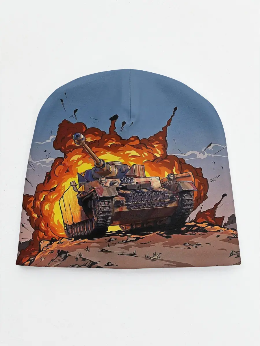 Детская шапка / Танк