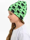 Детская шапка / Кошки черные