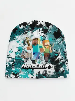 Детская шапка / Minecraft / Майнкрафт