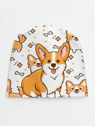 Детская шапка / Корги