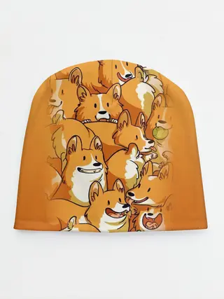 Детская шапка / Корги