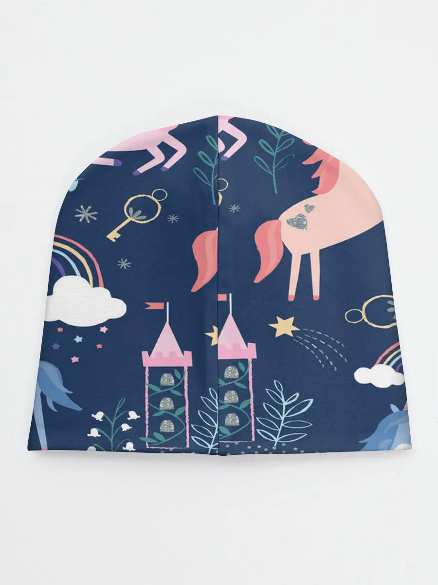 Детская шапка / ЕДИНОРОЖКИ