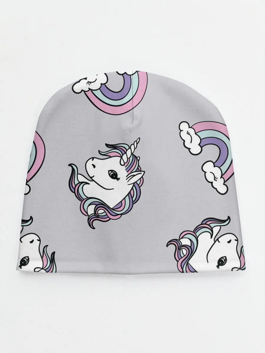 Детская шапка / Радужный единорог