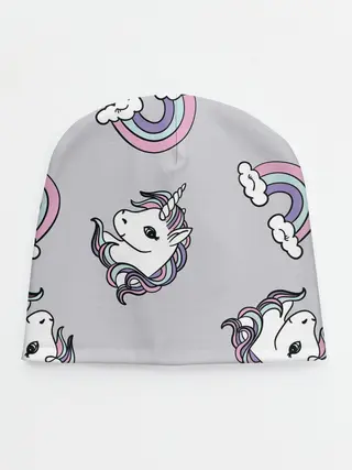 Детская шапка / Радужный единорог