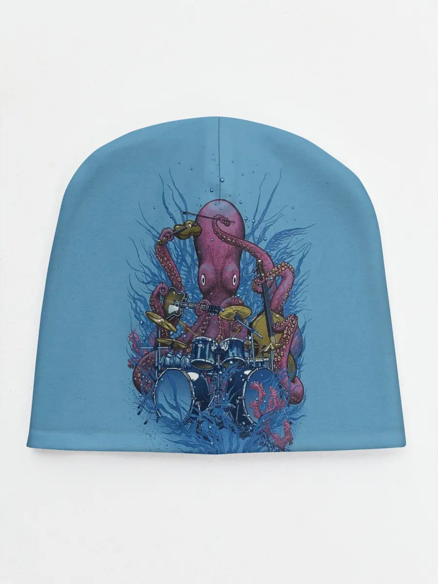 Детская шапка / Осьминог барабанщик