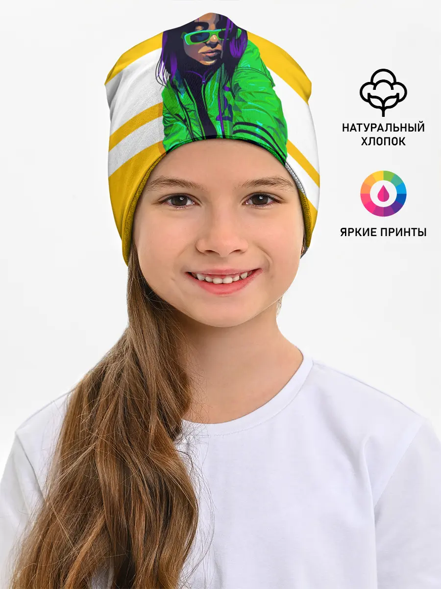 Детская шапка / Green Eilish