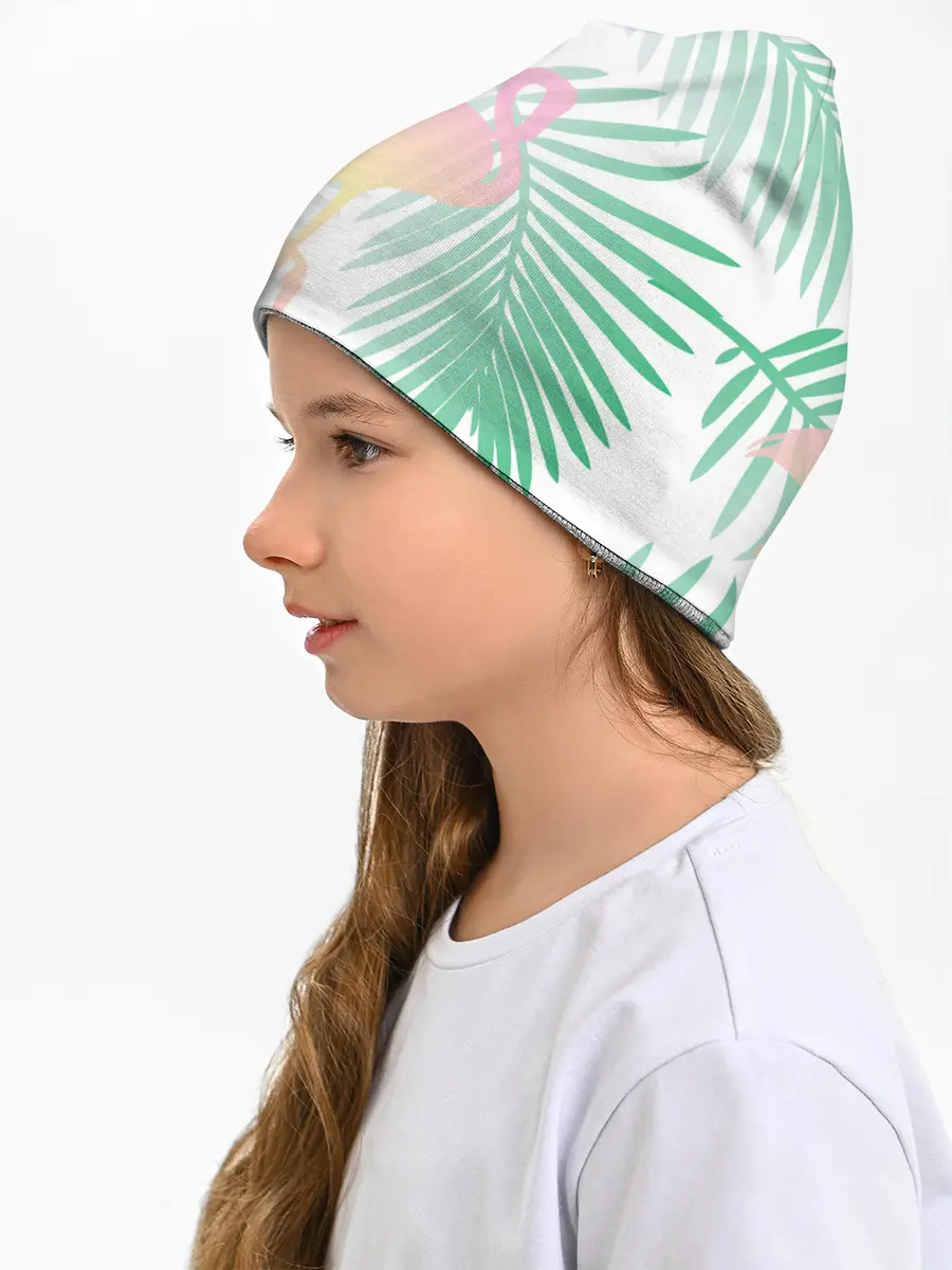 Детская шапка / Фламинго в джунглях