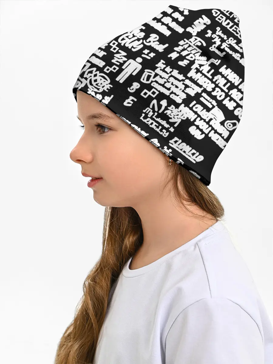 Детская шапка / BILLIE EILISH BLACK