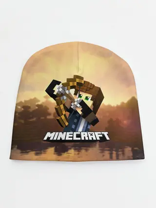 Детская шапка / Майнкрафт