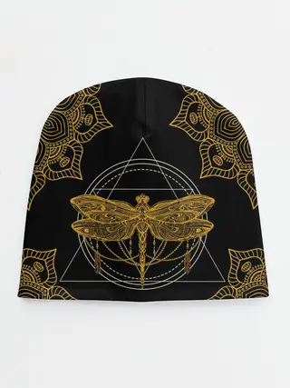 Детская шапка / Golden dragonfly