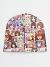 Детская шапка / MANY FACES OF ANIME GIRLS monochrome