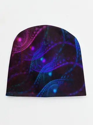 Детская шапка / NEON FRACTAL