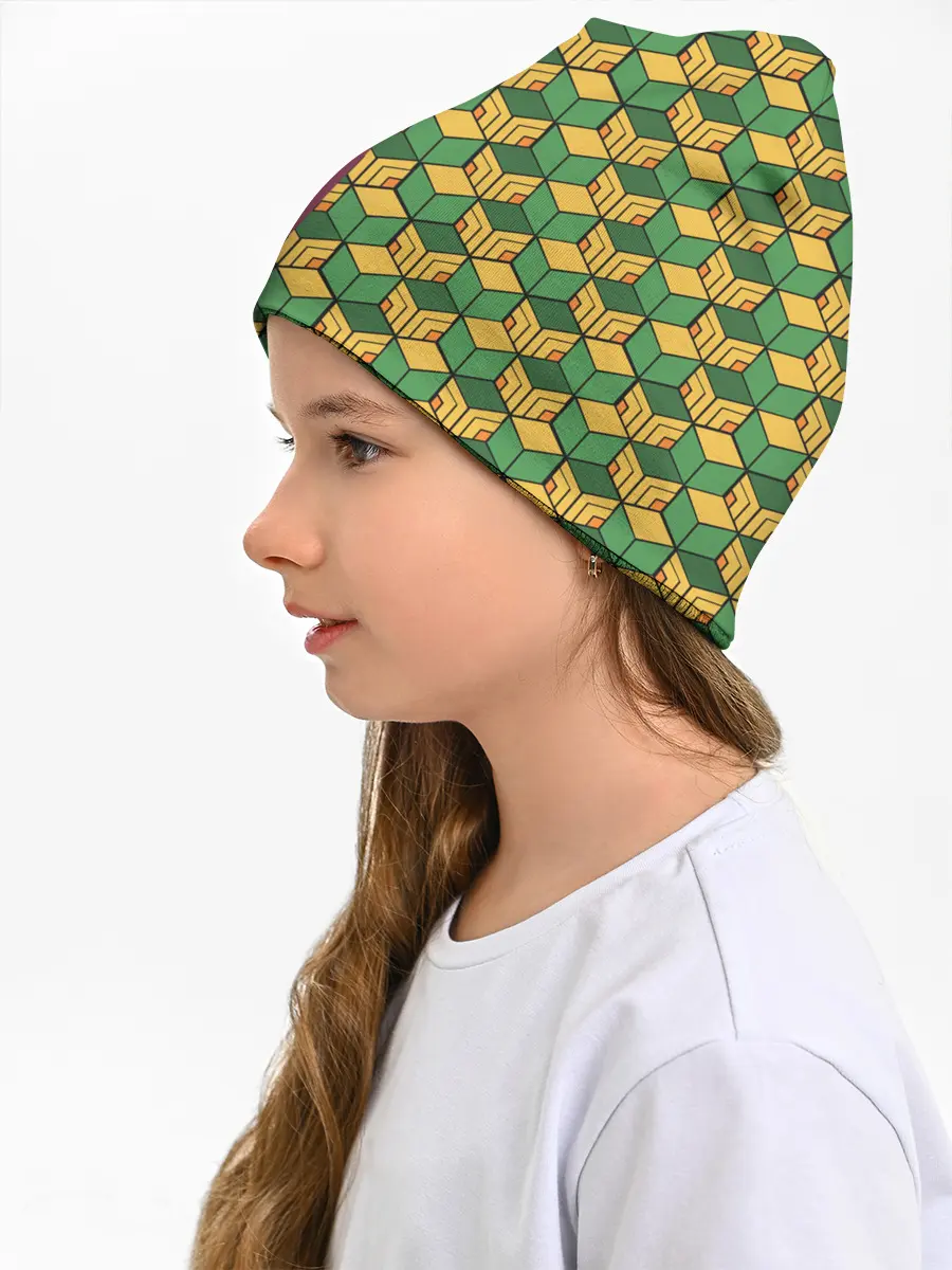 Детская шапка / ГИЮ ТОМИОКА / KIMETSU NO YAIBA