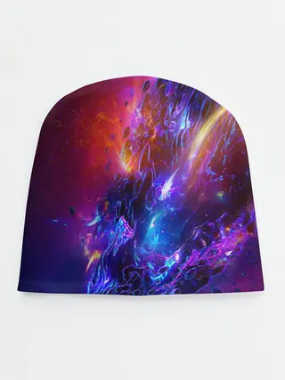 Детская шапка / Universe Neon