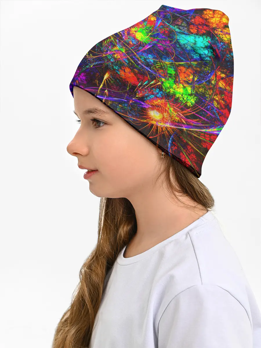 Детская шапка / НЕОНОВЫЕ КРАСКИ