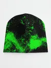 Детская шапка / Зелёная краска