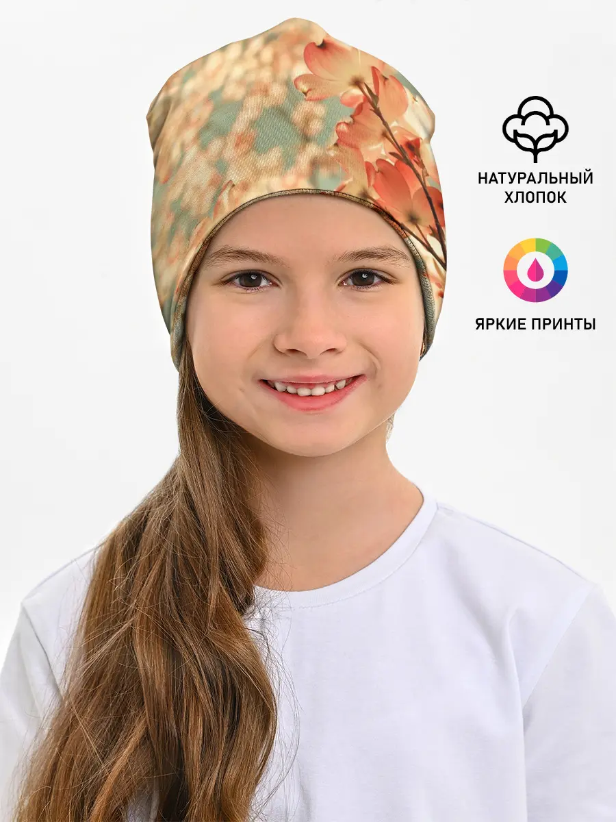 Детская шапка / Flowers
