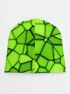 Детская шапка / Зеленая мозаика