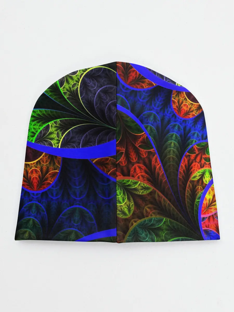 Детская шапка / ФРАКТАЛЬНЫЙ НЕОН