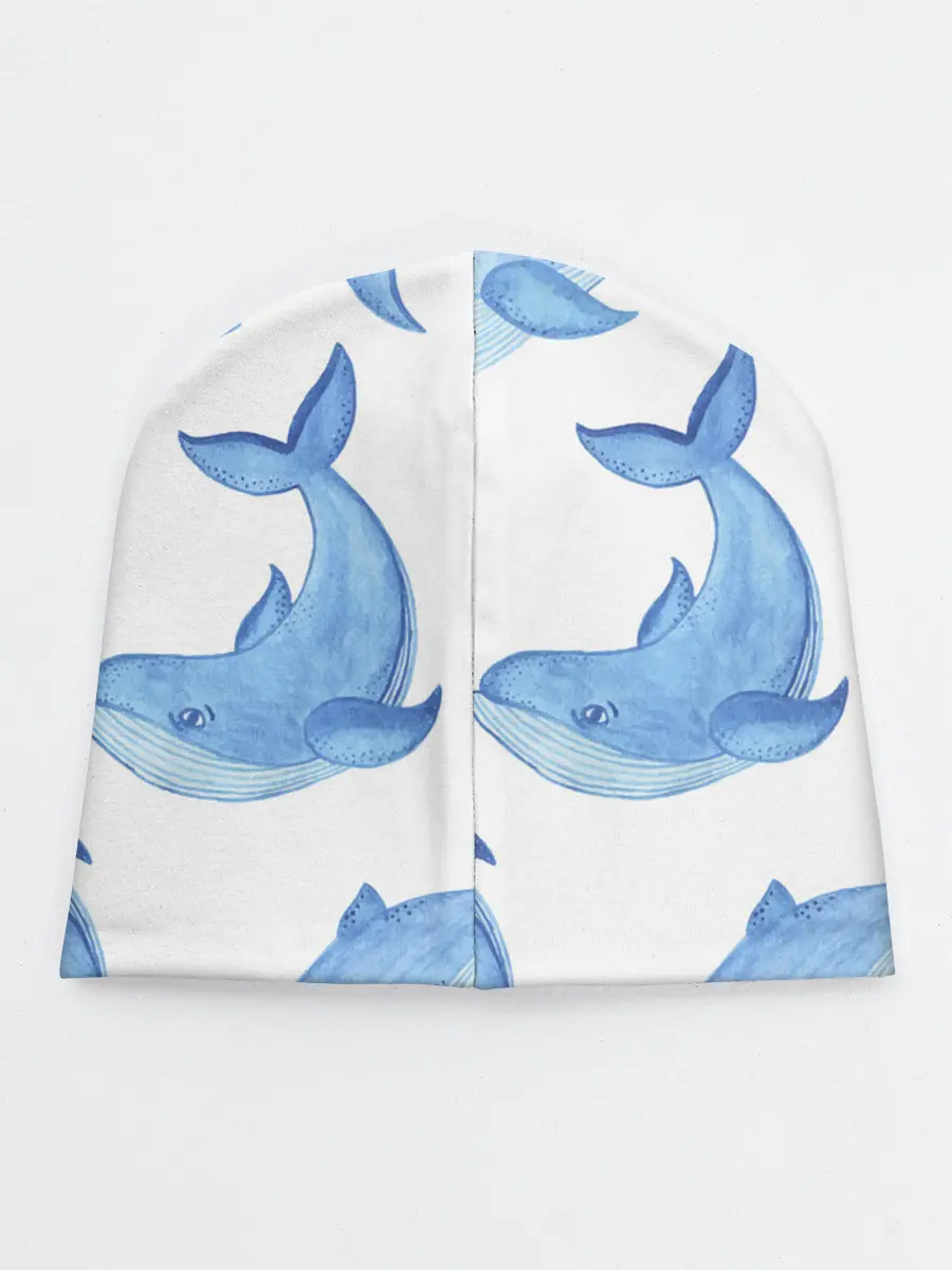 Детская шапка / Косяк китов