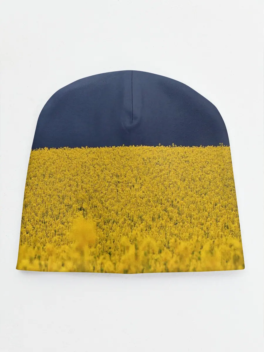 Детская шапка / Рапсовое поле