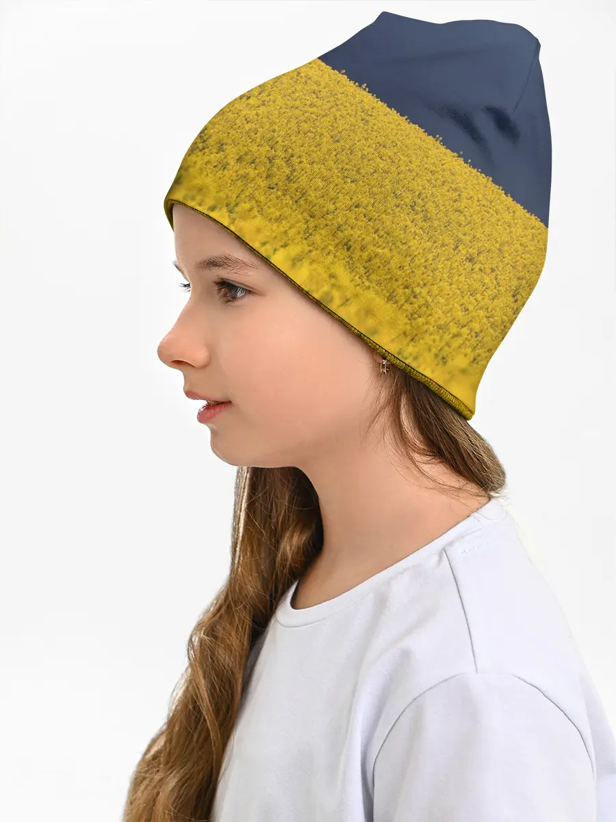 Детская шапка / Рапсовое поле