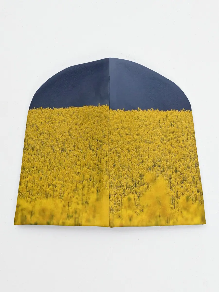 Детская шапка / Рапсовое поле