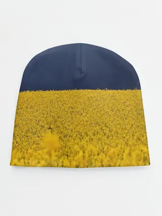 Детская шапка / Рапсовое поле