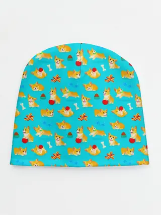 Детская шапка / Корги